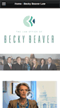 Mobile Screenshot of beckybeaverlaw.com